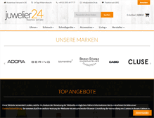 Tablet Screenshot of juwelier24.de